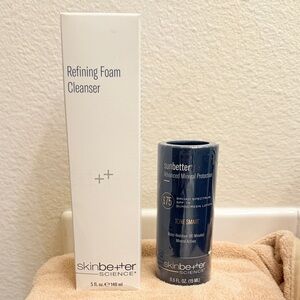 SkinBetter Refining Foam Cleanser and Advanced Mineral SPF 75 - new not expired